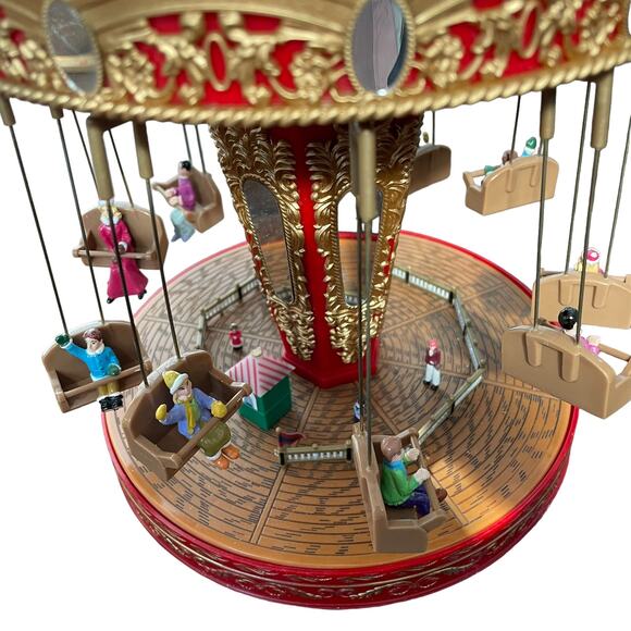 Mr Christmas Merry Brite Swing Carousel Music Not Working Vintage Decor READ - Picture 2 of 16